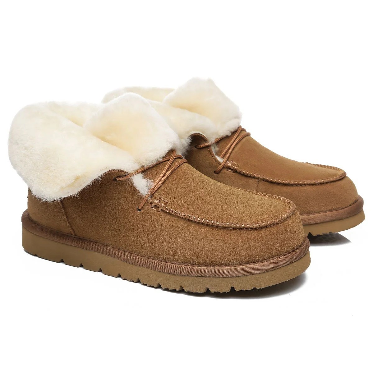 Alana Wool Collar Ankle Sheepskin UGG Boots - Image 10