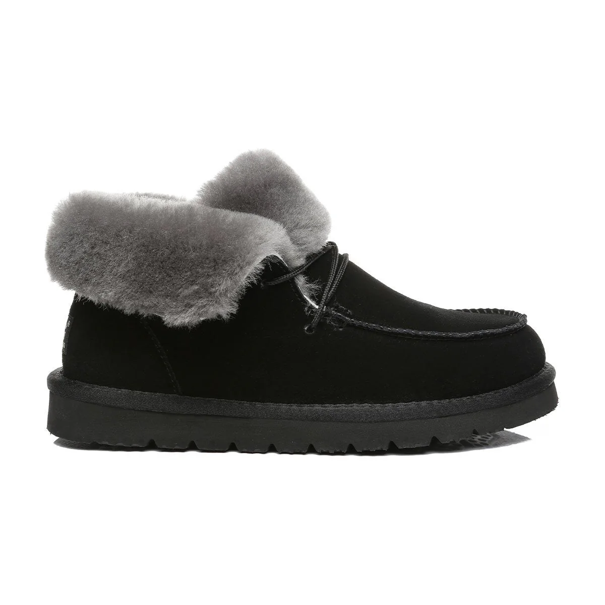 Alana Wool Collar Ankle Sheepskin UGG Boots - Image 12