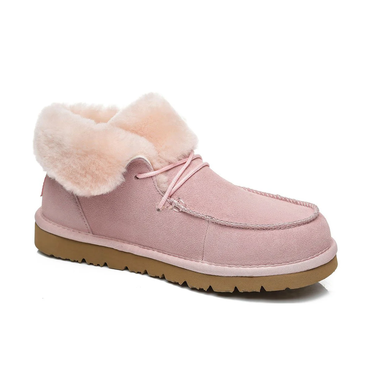 Alana Wool Collar Ankle Sheepskin UGG Boots - Image 18