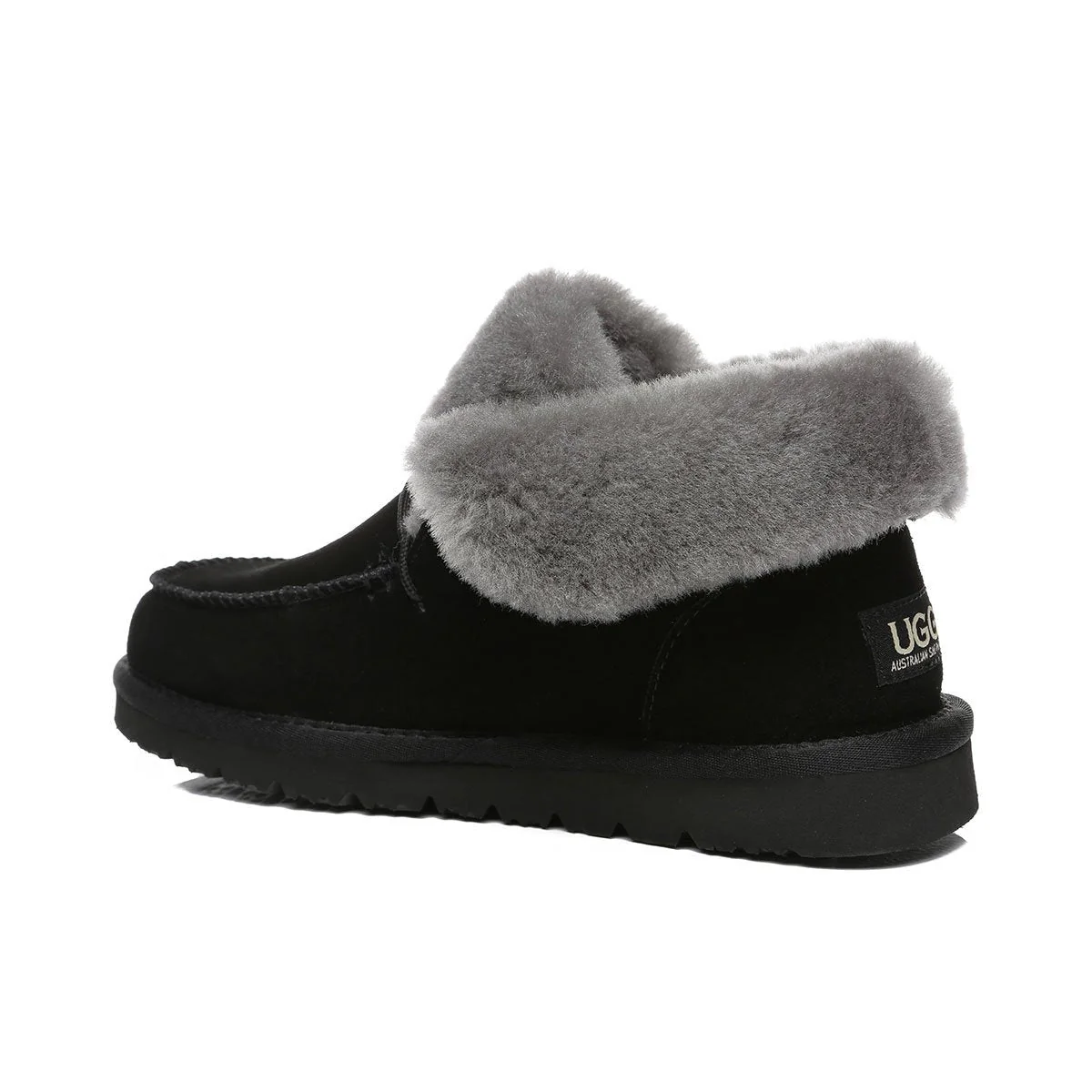 Alana Wool Collar Ankle Sheepskin UGG Boots - Image 20