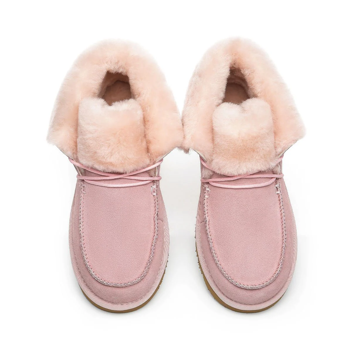 Alana Wool Collar Ankle Sheepskin UGG Boots - Image 22