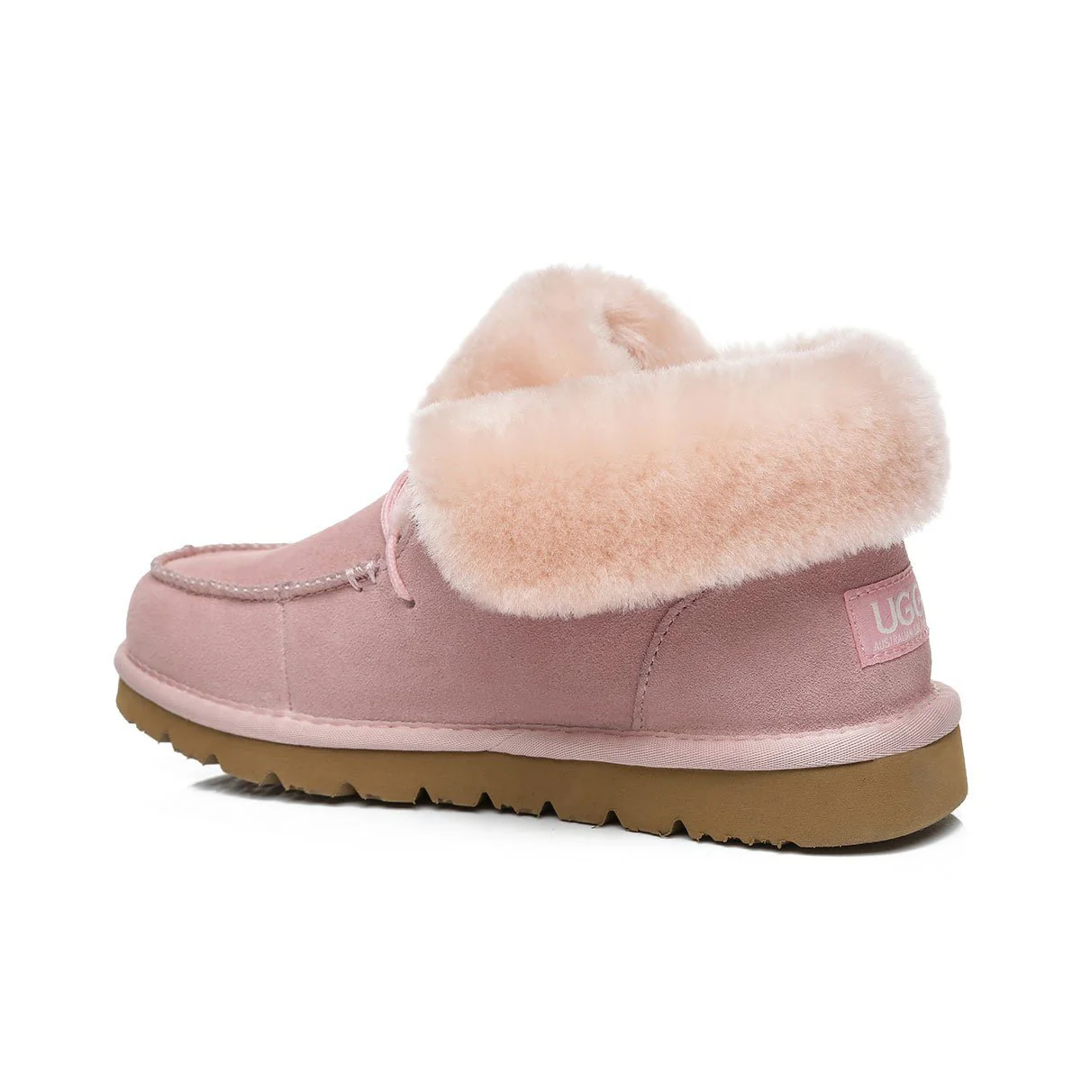 Alana Wool Collar Ankle Sheepskin UGG Boots - Image 23