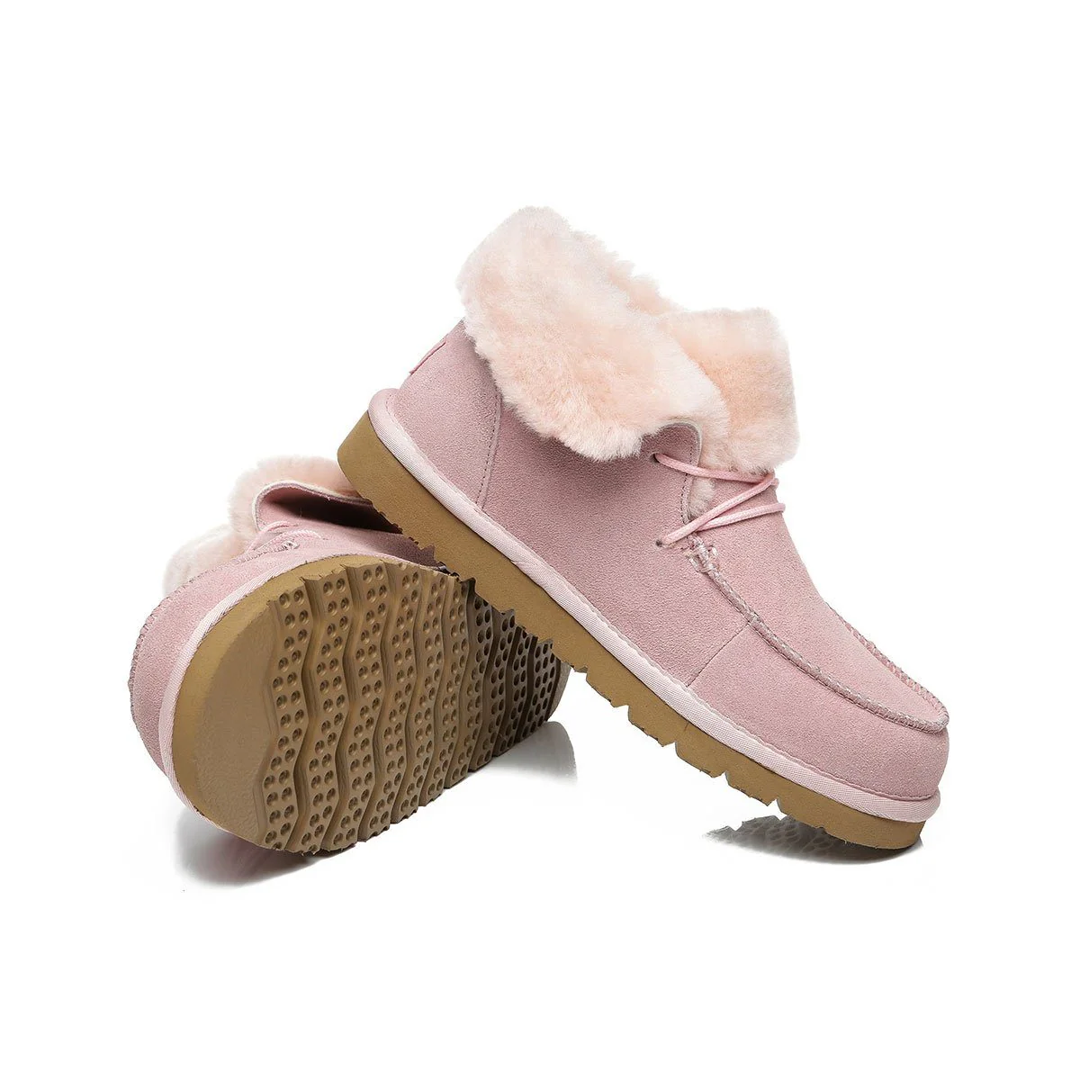 Alana Wool Collar Ankle Sheepskin UGG Boots - Image 24