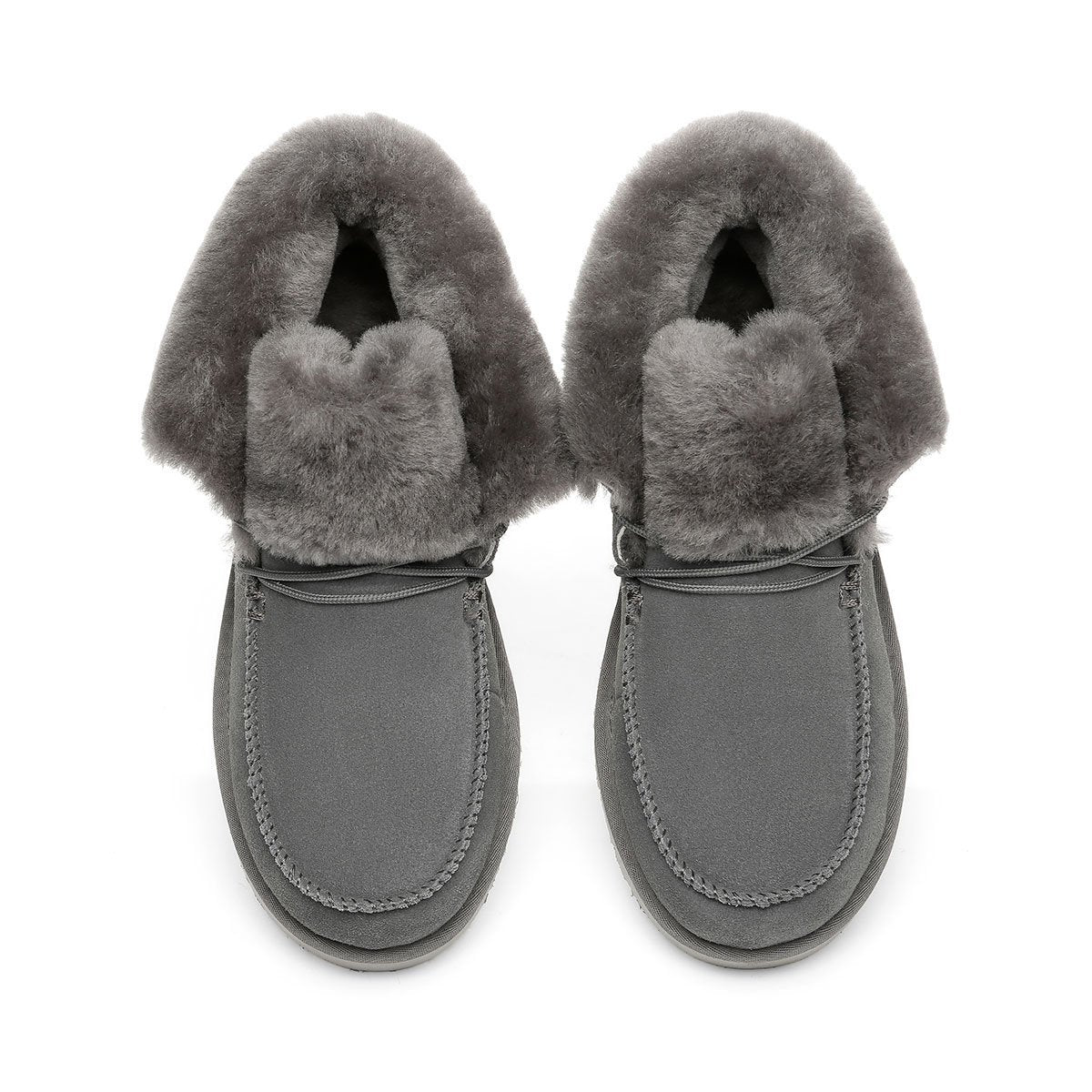 Alana Wool Collar Ankle Sheepskin UGG Boots - Image 5