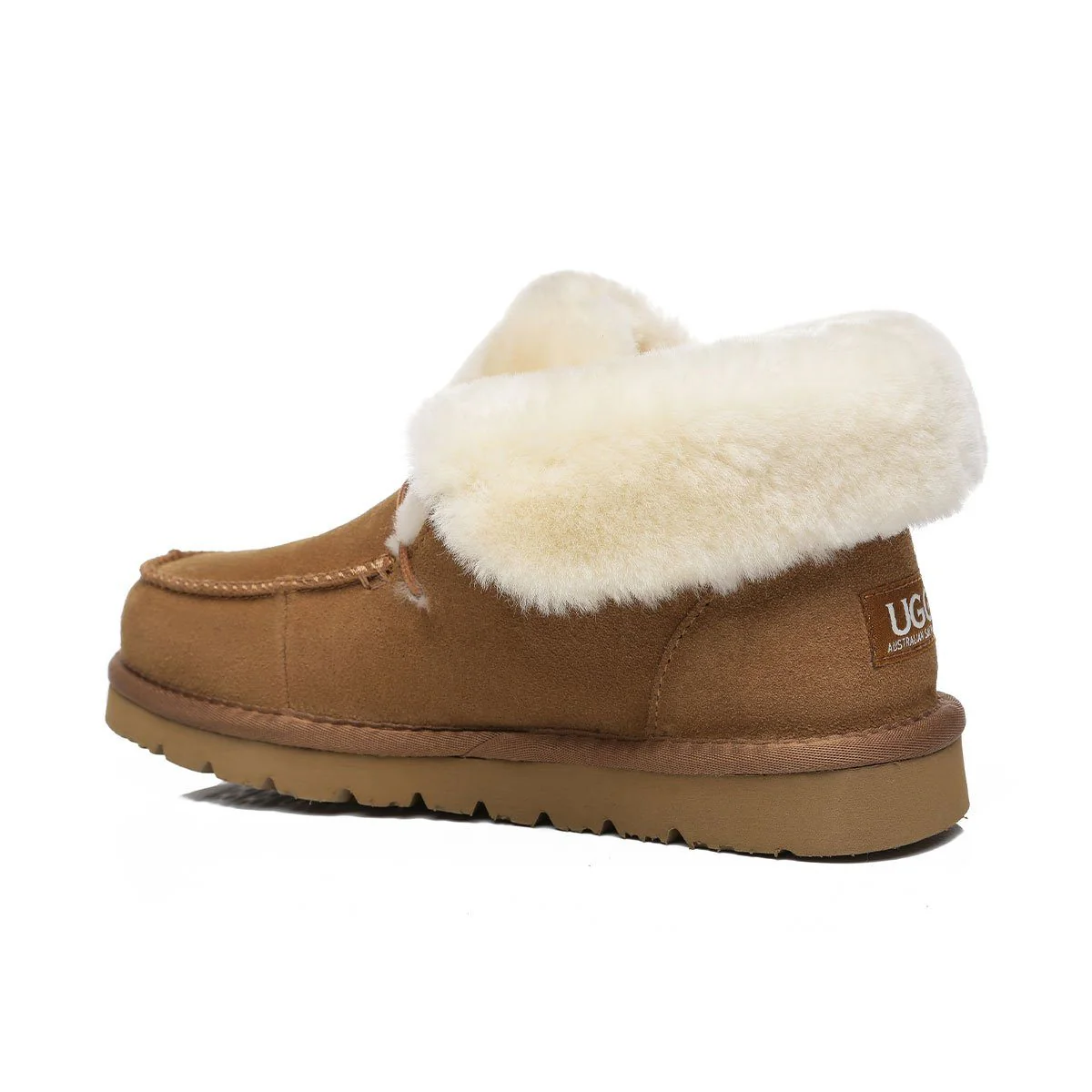 Alana Wool Collar Ankle Sheepskin UGG Boots - Image 8