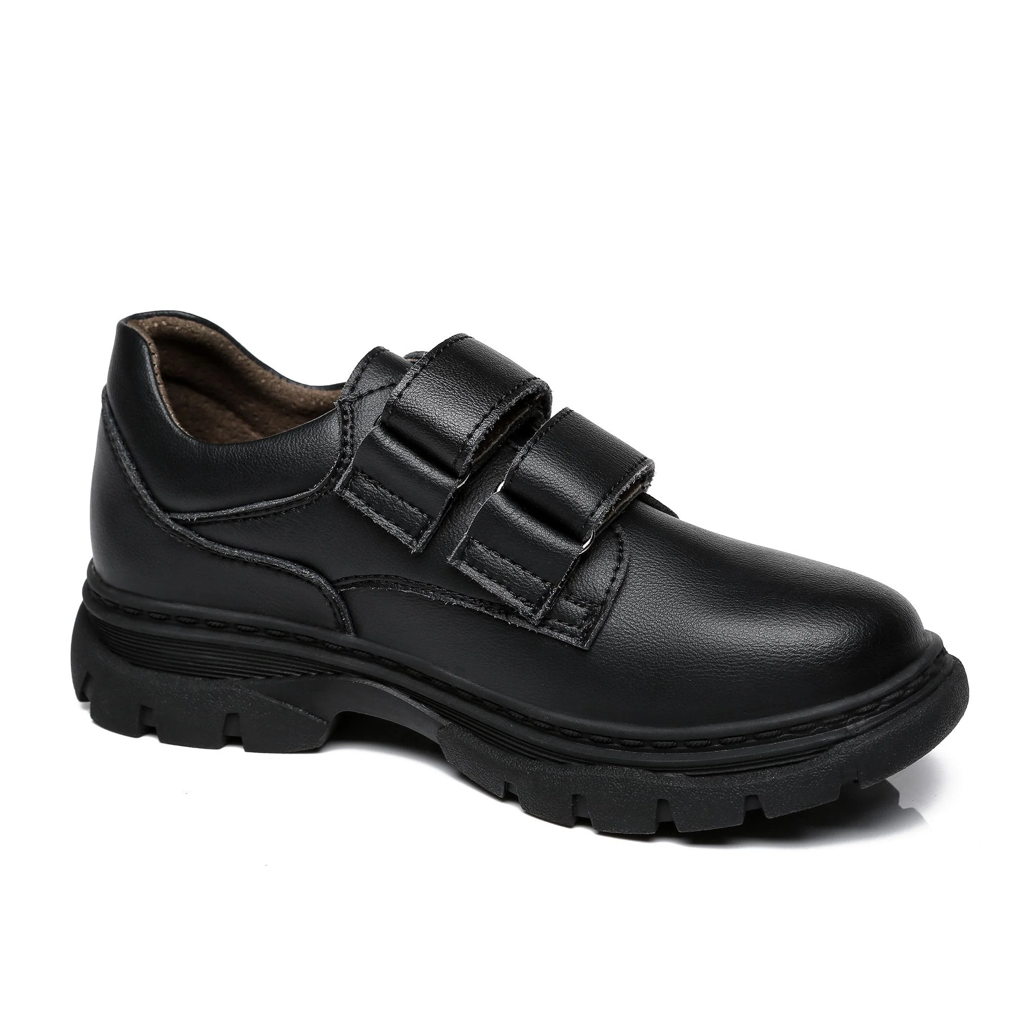 Barry Leather Velcro Strap School UGG Shoes - Image 2