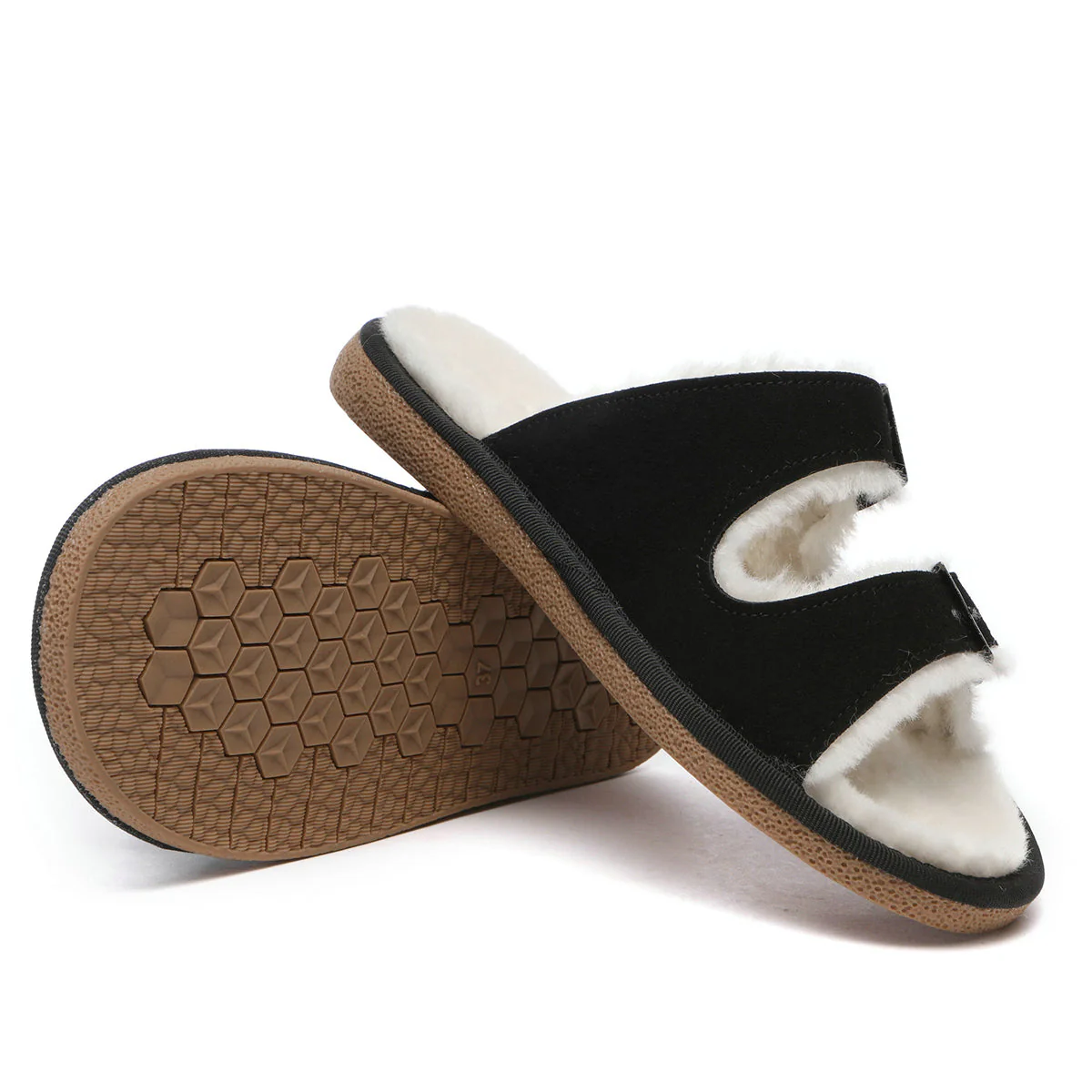 Buckle Slip-on UGG Sandals - Image 13