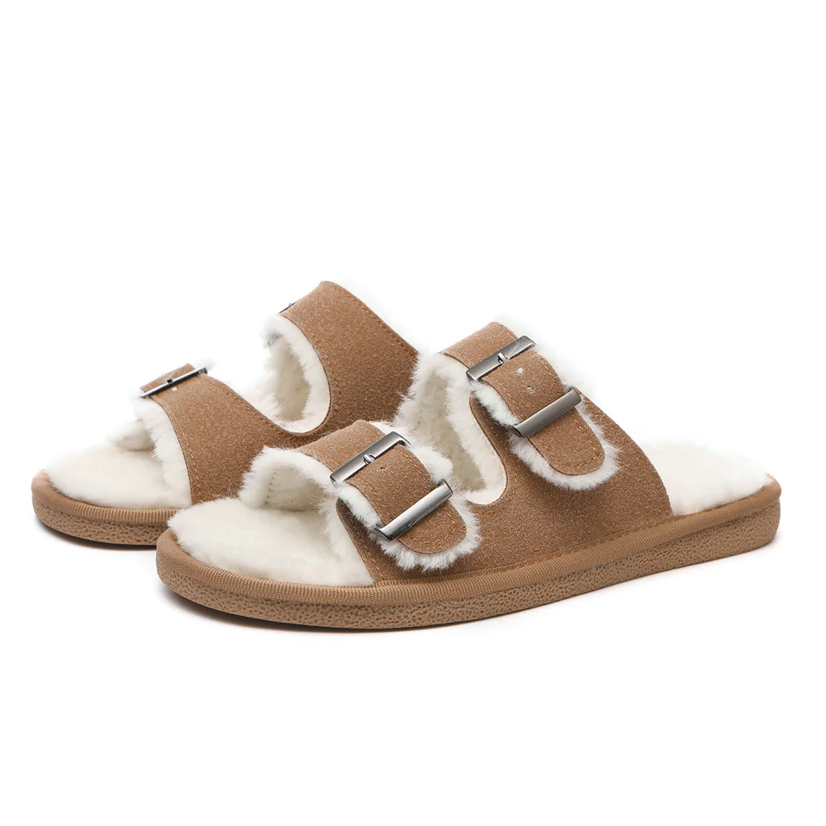 Buckle Slip-on UGG Sandals - Image 4