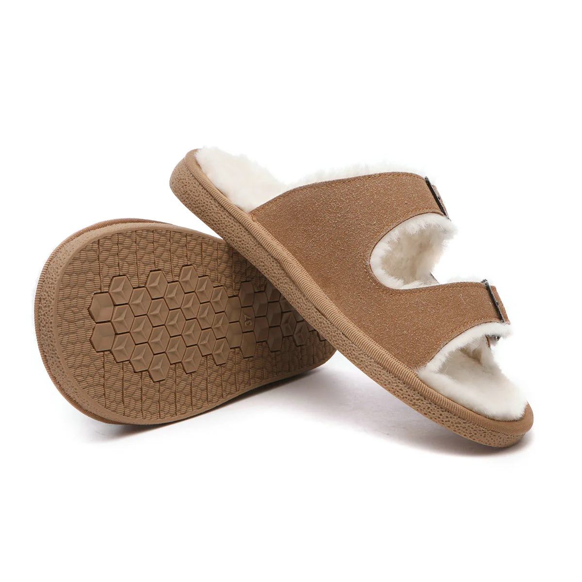 Buckle Slip-on UGG Sandals - Image 6