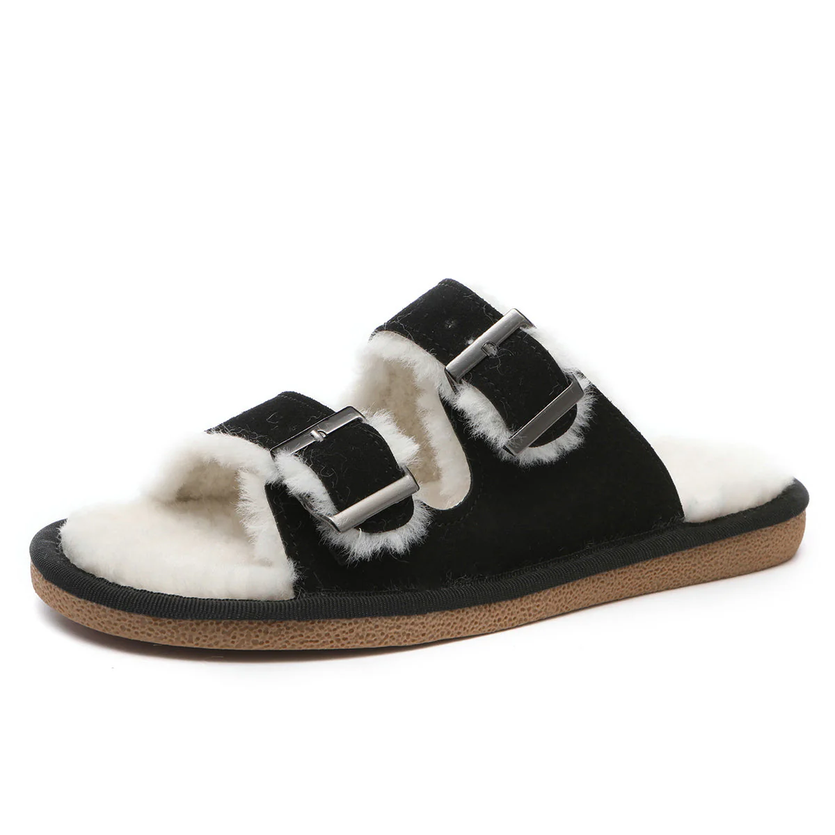 Buckle Slip-on UGG Sandals - Image 9