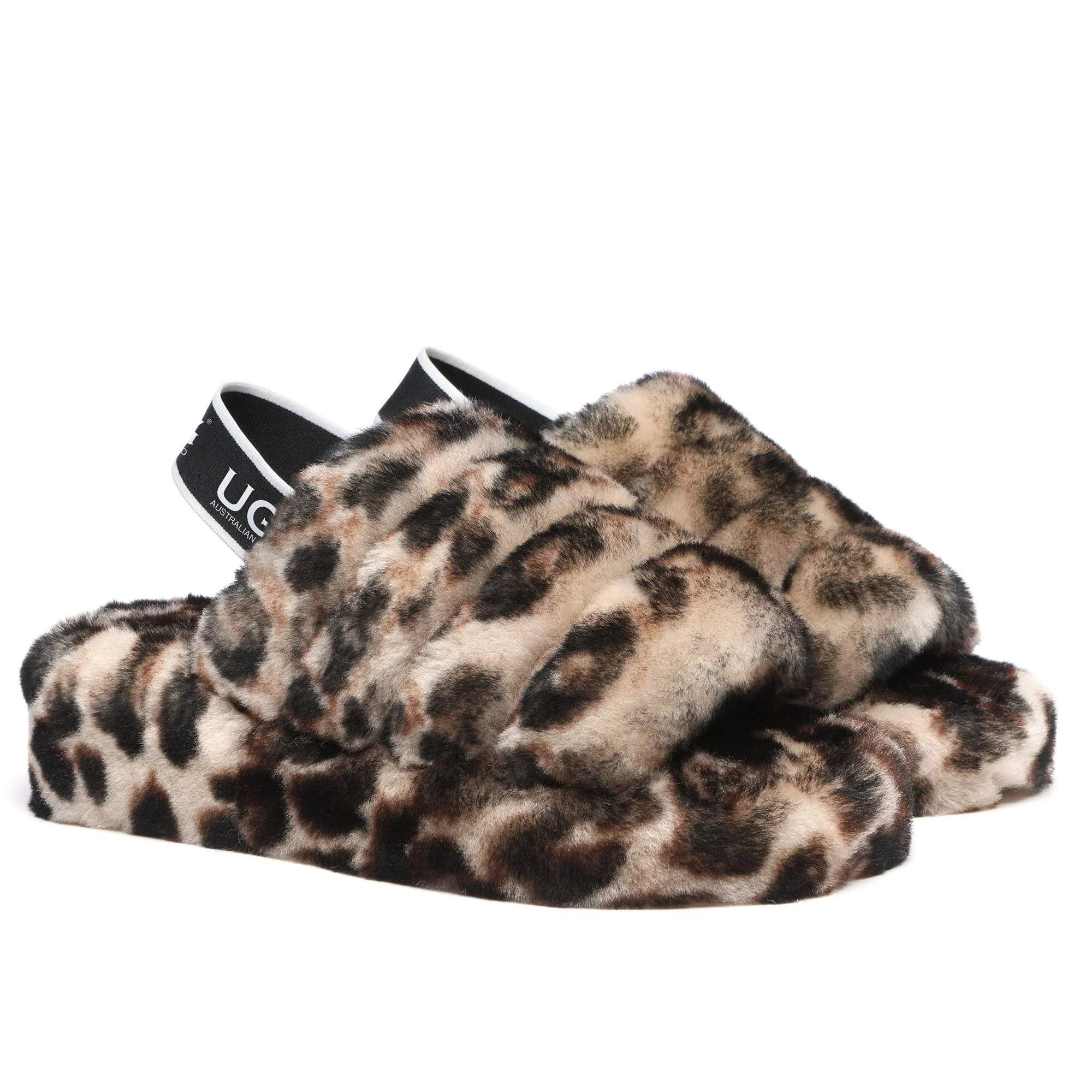 Fluffilicious Leopard UGG Slippers - Image 3