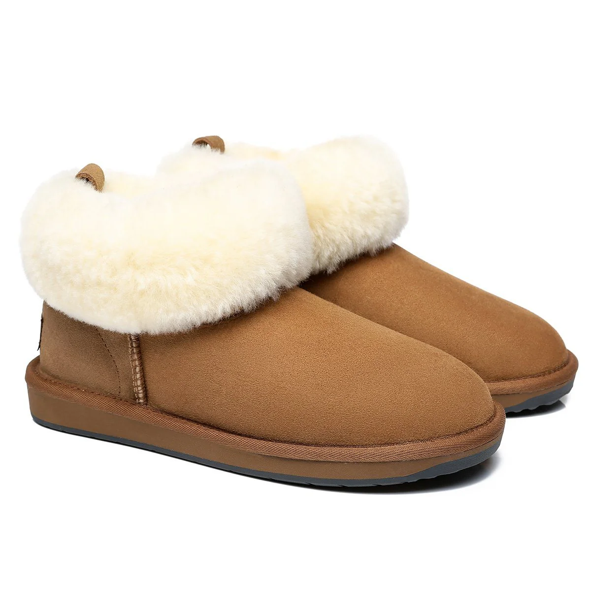 Fluffy Collar UGG Boots - Image 11