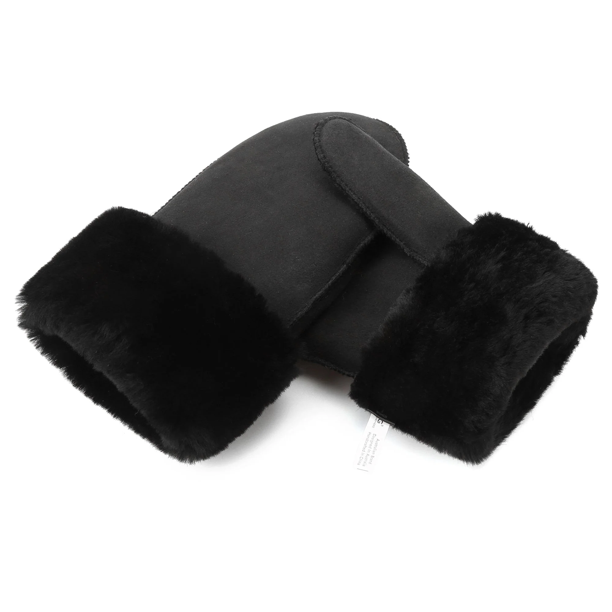 Fluffy Sheepskin UGG Mittens - Image 9