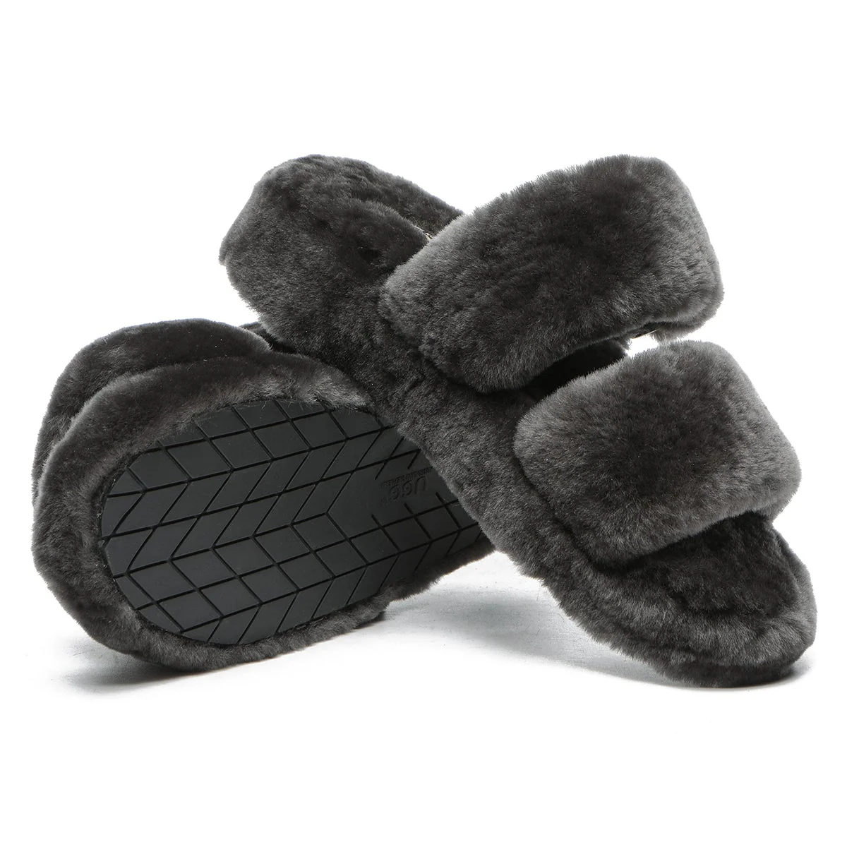 Fluffy UGG Slides Jamie Ultra Comfort Sole - Image 14
