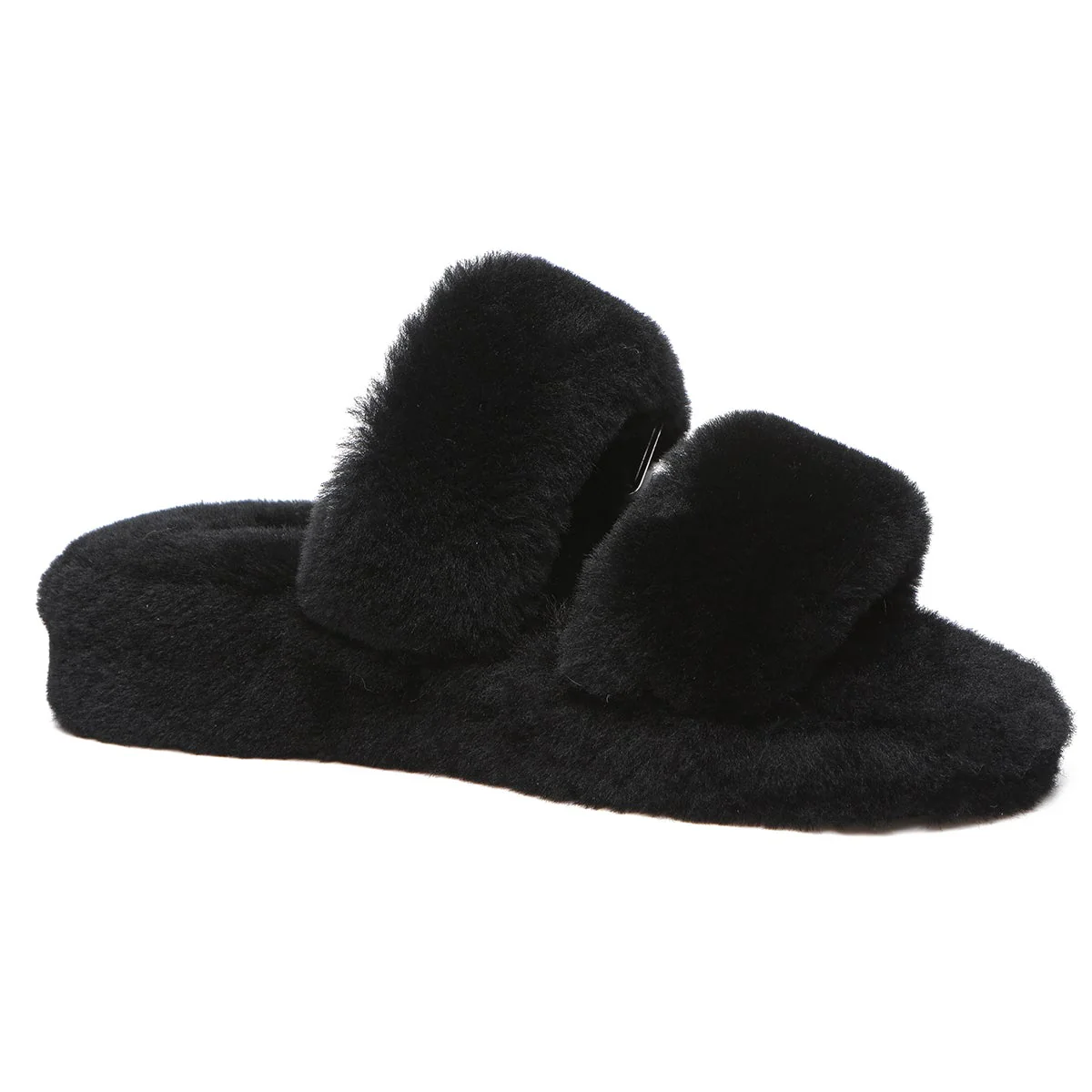 Fluffy UGG Slides Jamie Ultra Comfort Sole - Image 3