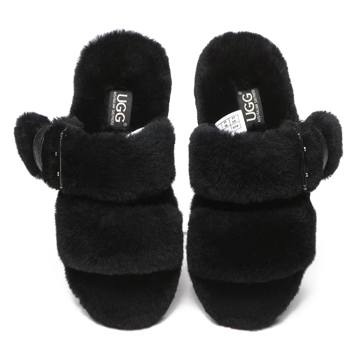 Fluffy UGG Slides Jamie Ultra Comfort Sole - Image 6