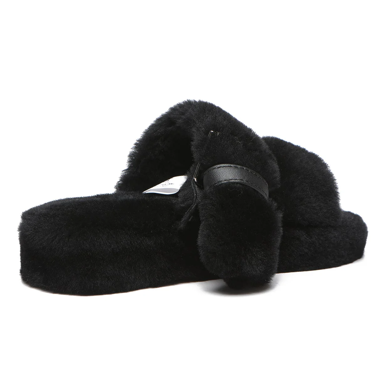 Fluffy UGG Slides Jamie Ultra Comfort Sole - Image 7