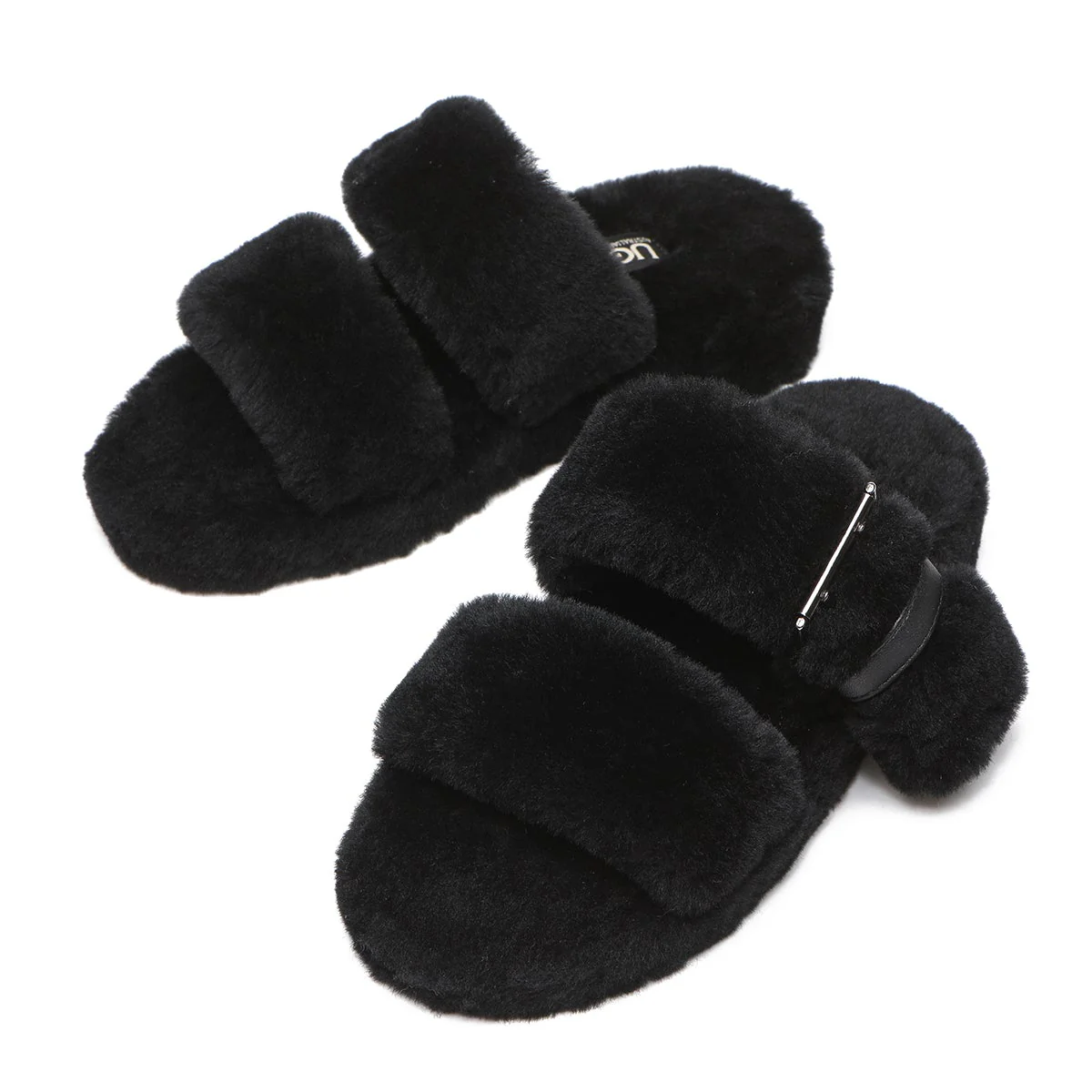 Fluffy UGG Slides Jamie Ultra Comfort Sole - Image 9