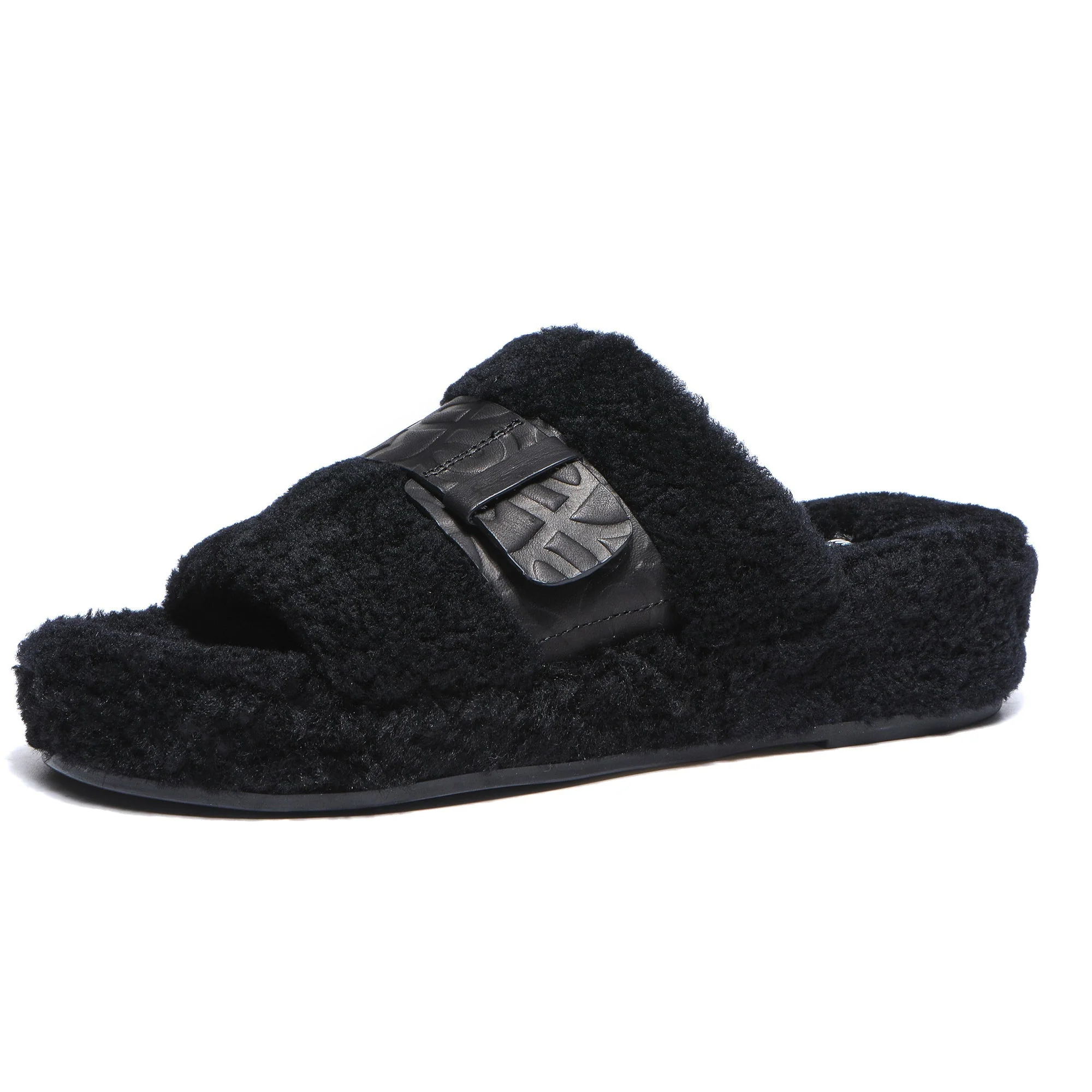 Georgie Sheepskin Wool UGG Slides - Image 10