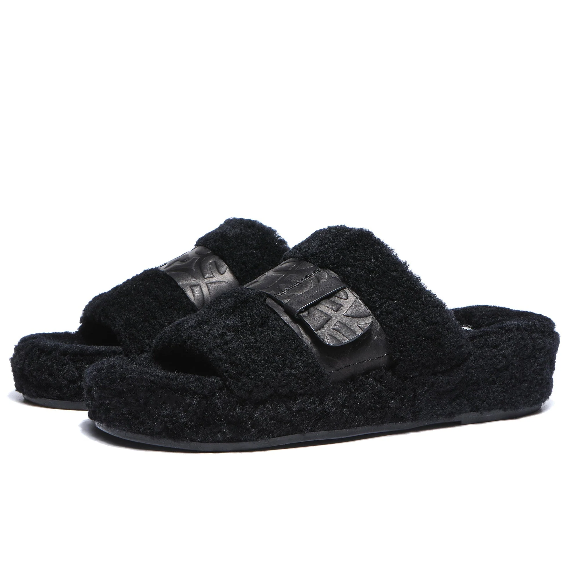 Georgie Sheepskin Wool UGG Slides - Image 12