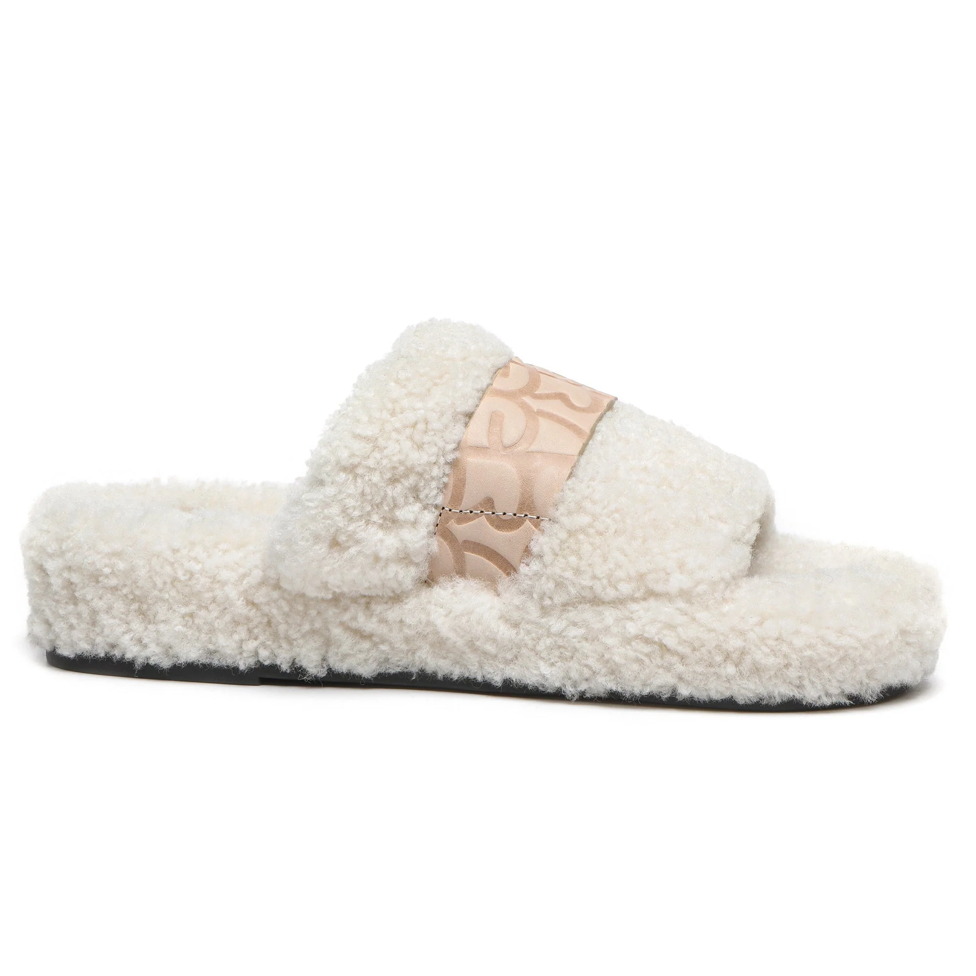 Georgie Sheepskin Wool UGG Slides - Image 2