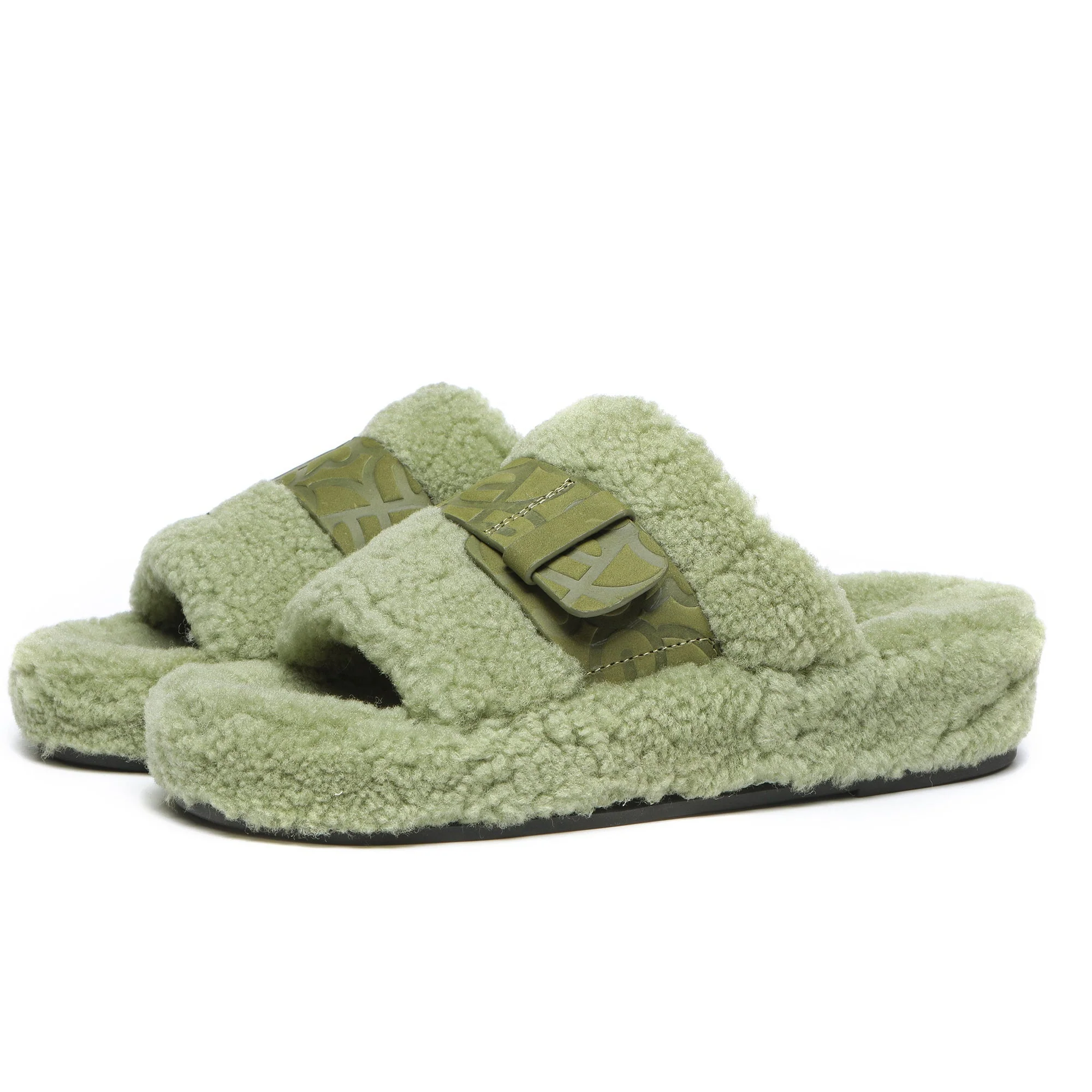 Georgie Sheepskin Wool UGG Slides - Image 26