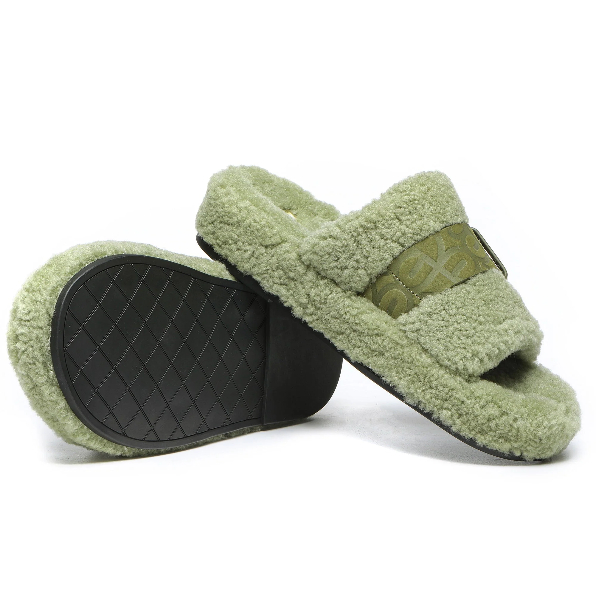Georgie Sheepskin Wool UGG Slides - Image 28