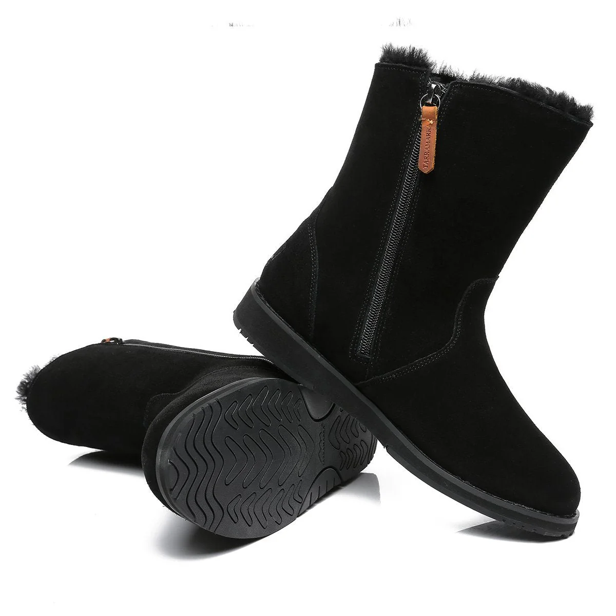 Karina Women Inner Zipper Short UGG Boots - Image 12