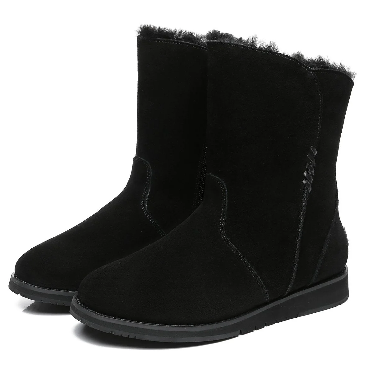 Karina Women Inner Zipper Short UGG Boots - Image 14