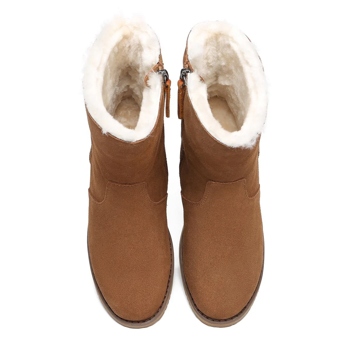 Karina Women Inner Zipper Short UGG Boots - Image 5