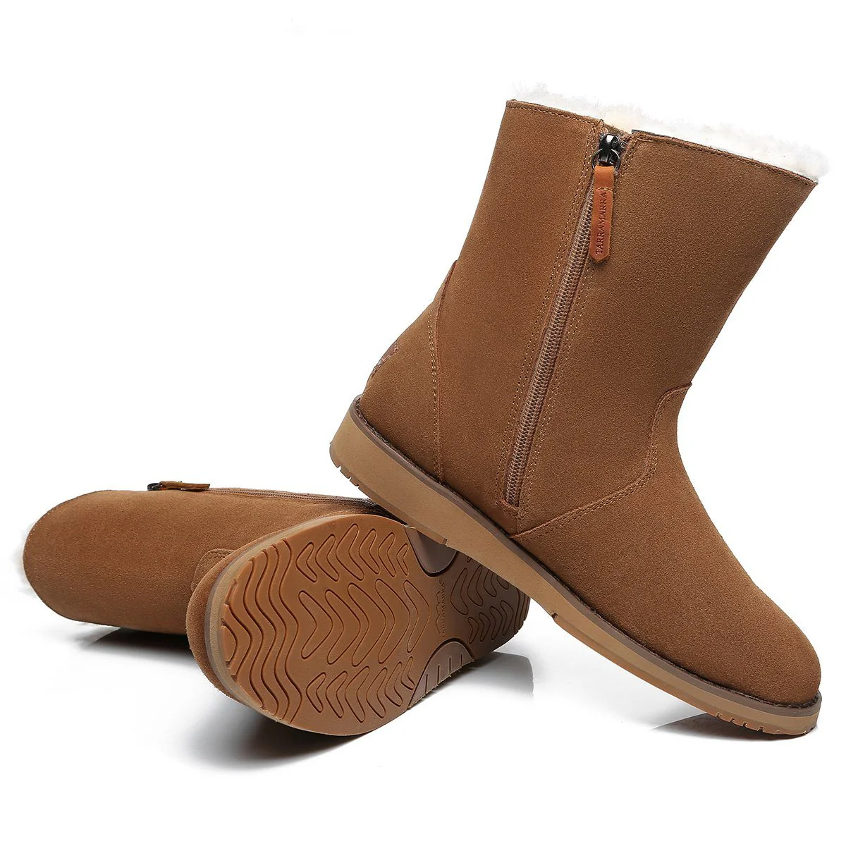 Karina Women Inner Zipper Short UGG Boots - Image 7