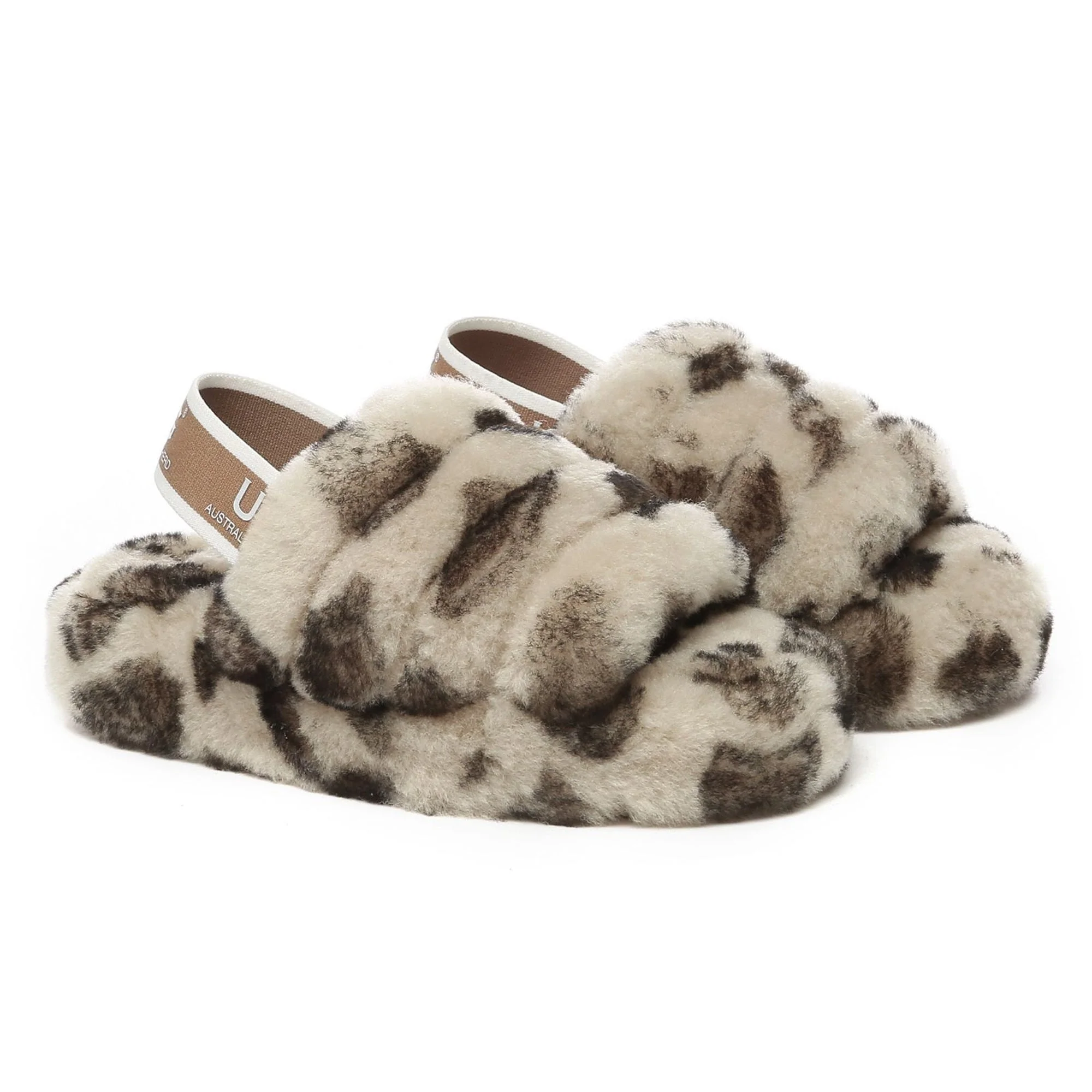 Leopard Kids UGG Slippers - Image 4