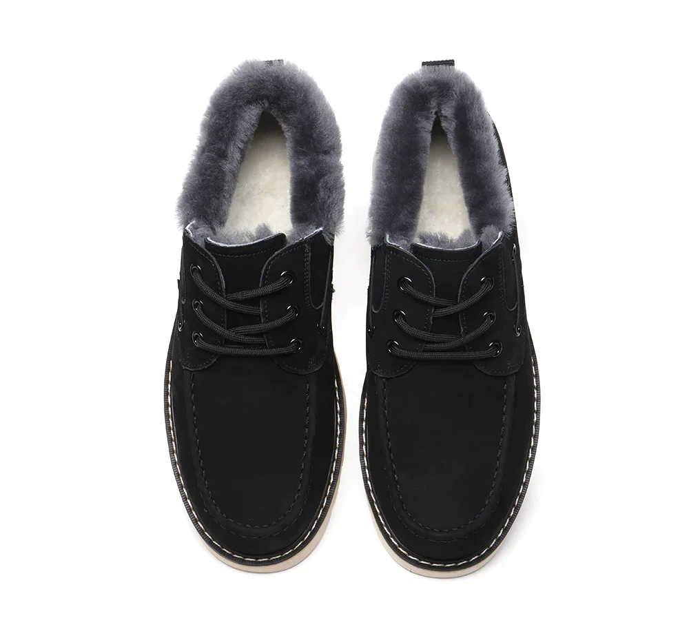 Maxim Sheepskin Men Trekker Shoes - Image 11