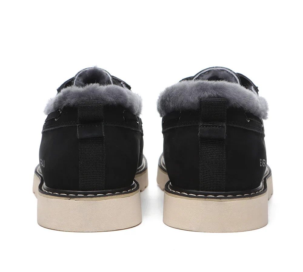 Maxim Sheepskin Men Trekker Shoes - Image 12
