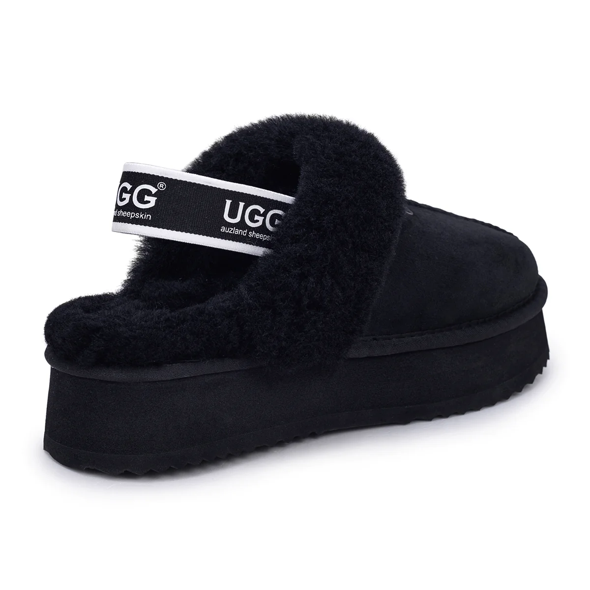 Platform Strap UGG Slippers - Image 10