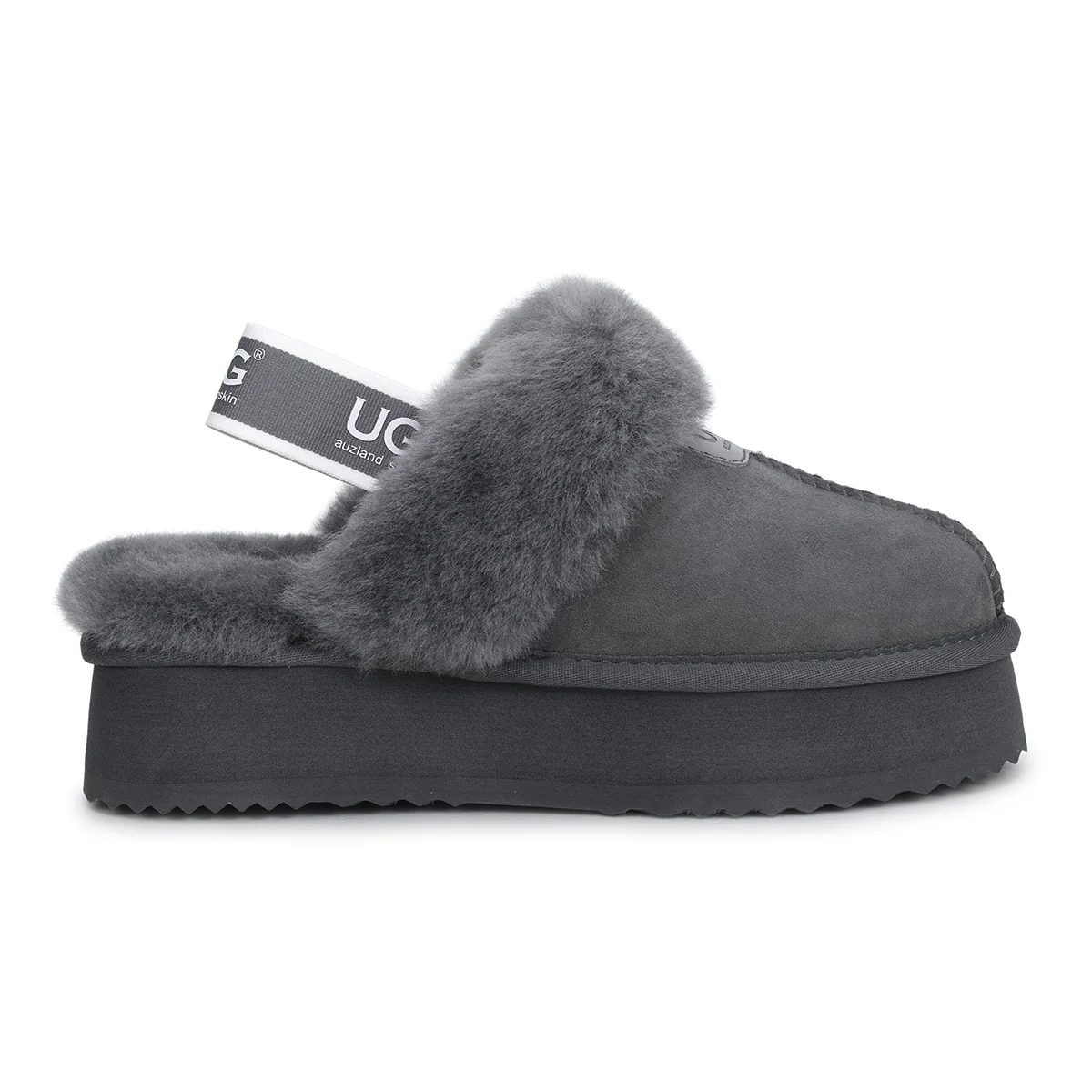Platform Strap UGG Slippers - Image 13