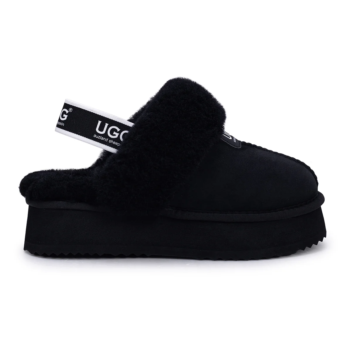 Platform Strap UGG Slippers - Image 7