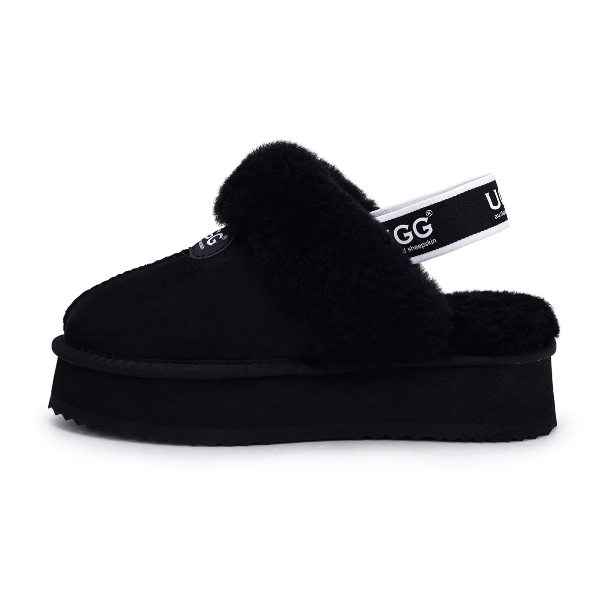 Platform Strap UGG Slippers - Image 8