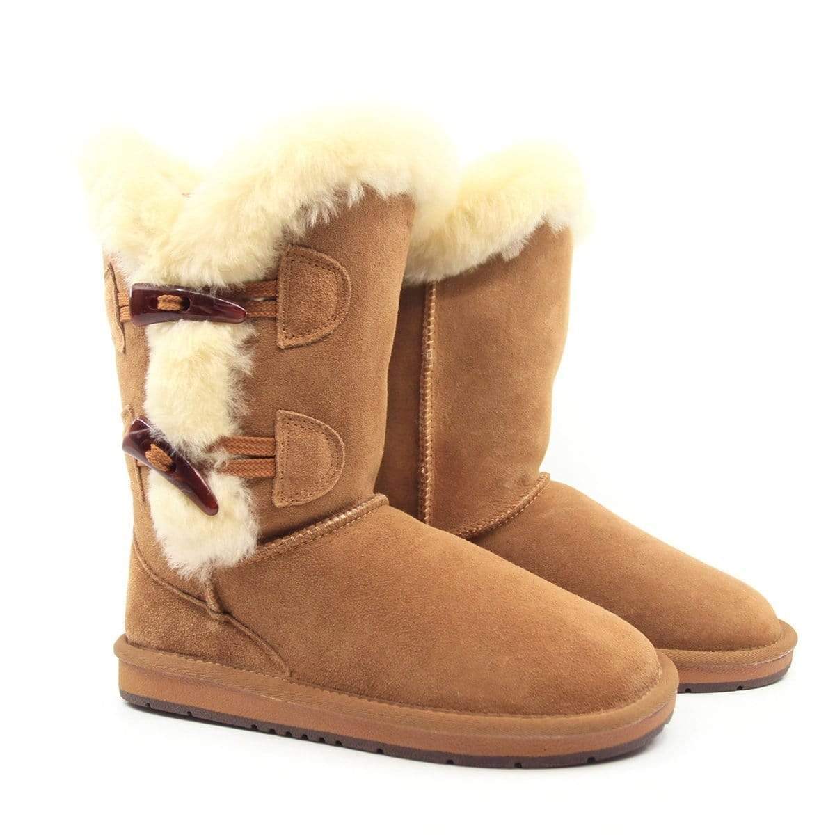 Premium 2-Button Shark UGG Boot - Image 4
