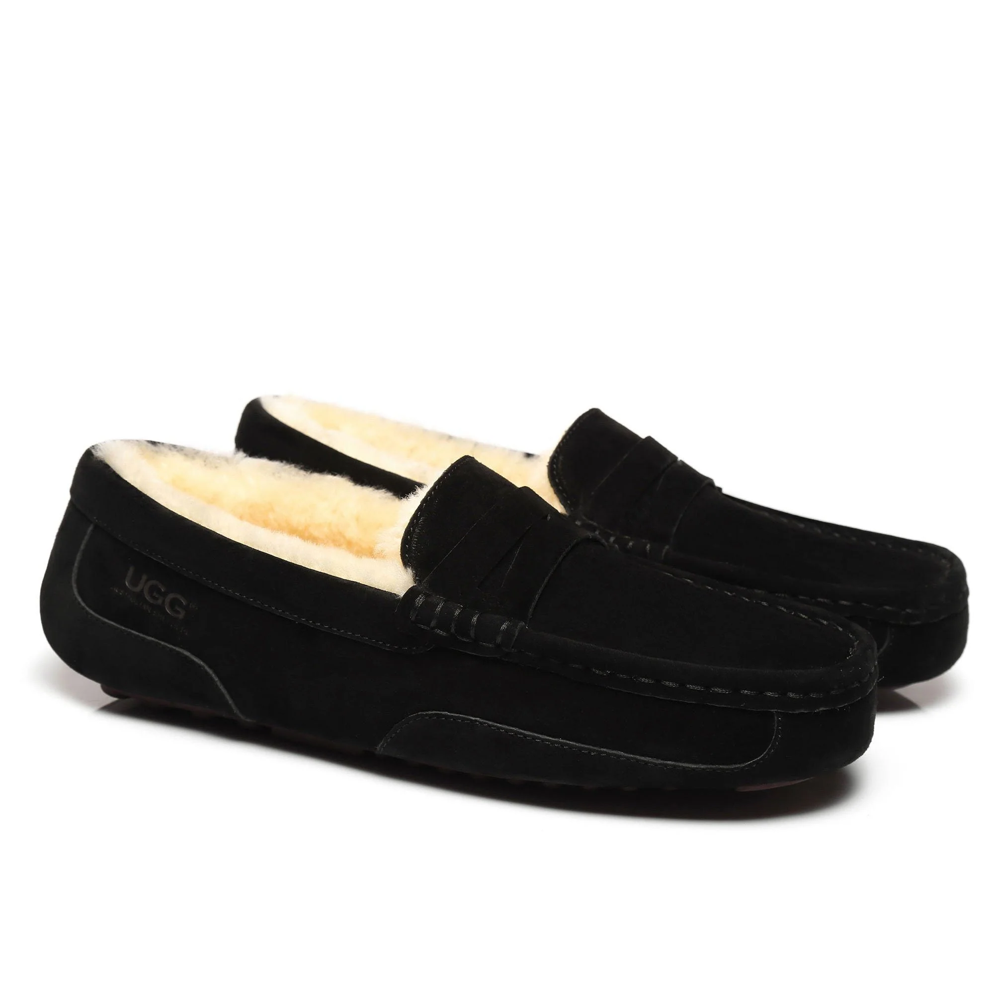 Premium Sheepskin Men UGG Moccasin - Image 10