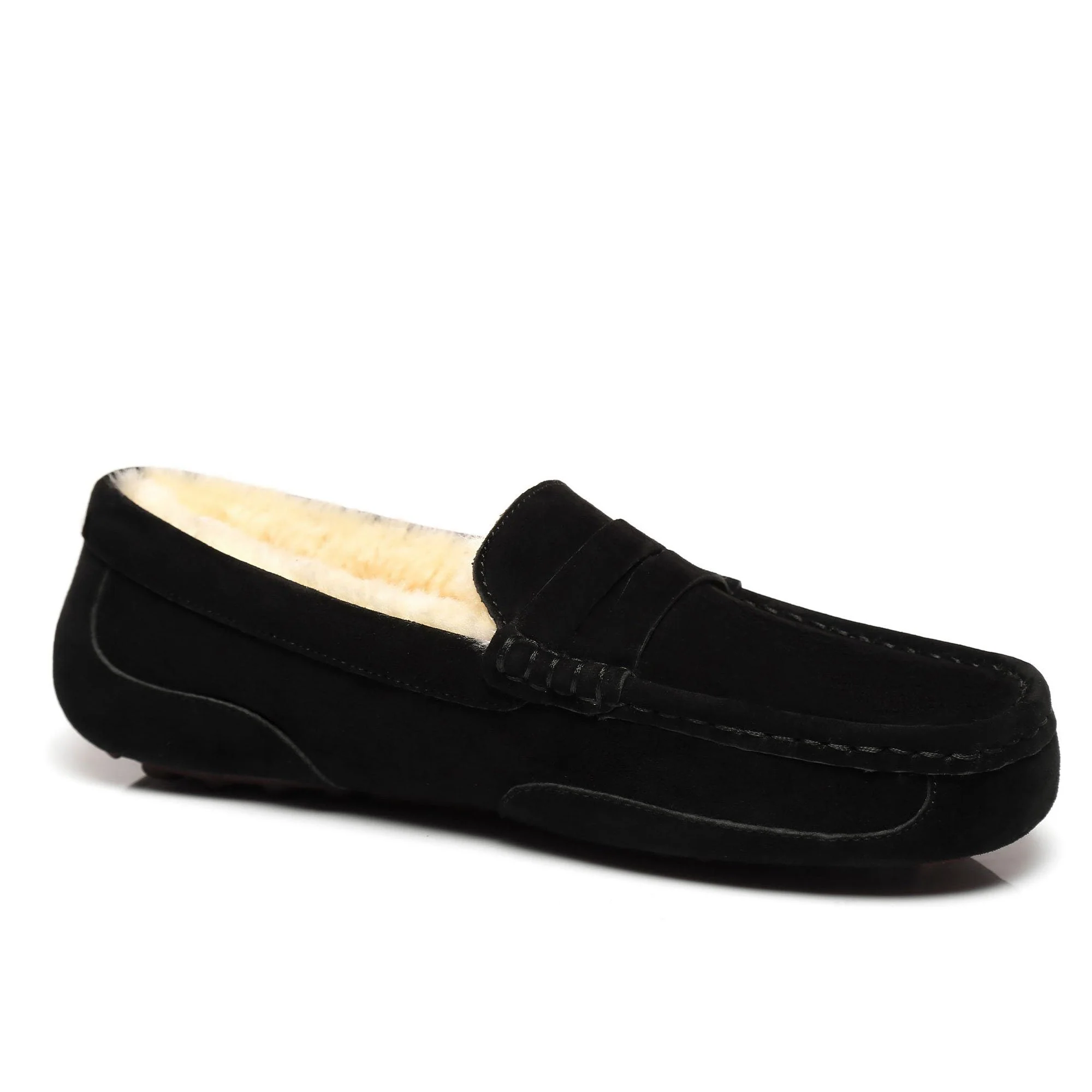 Premium Sheepskin Men UGG Moccasin - Image 9