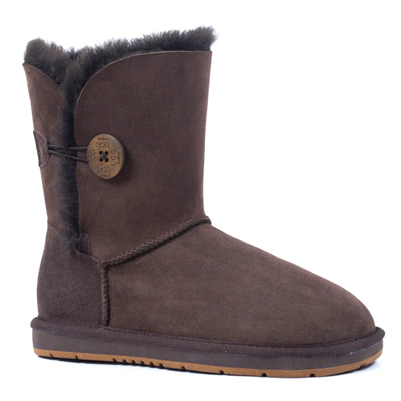 Premium Short 1-Button Classic UGG Boots - Image 9