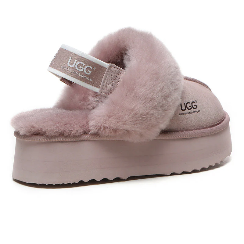 Removable Strap Slingback UGG Slippers - Image 12