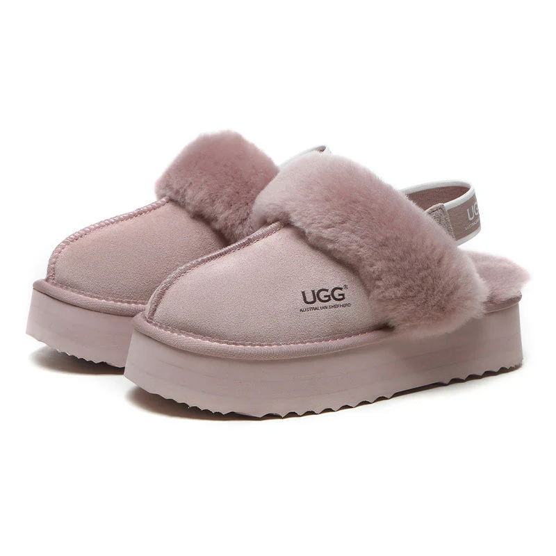 Removable Strap Slingback UGG Slippers - Image 14
