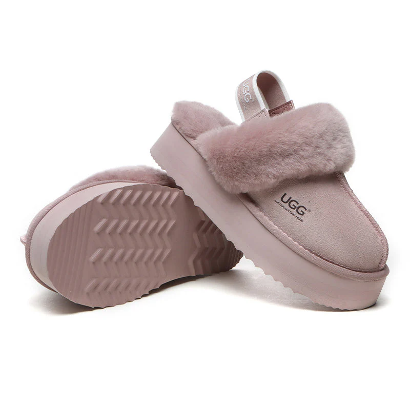Removable Strap Slingback UGG Slippers - Image 15
