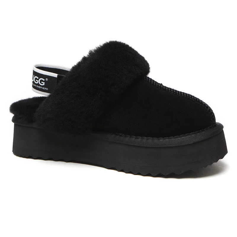 Removable Strap Slingback UGG Slippers - Image 3