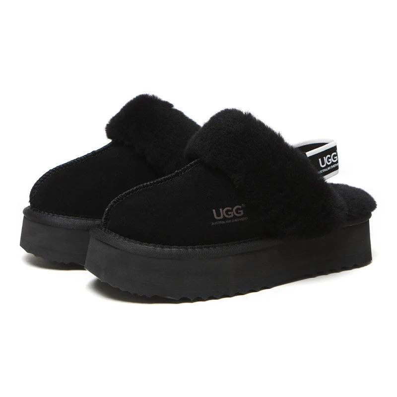 Removable Strap Slingback UGG Slippers - Image 4
