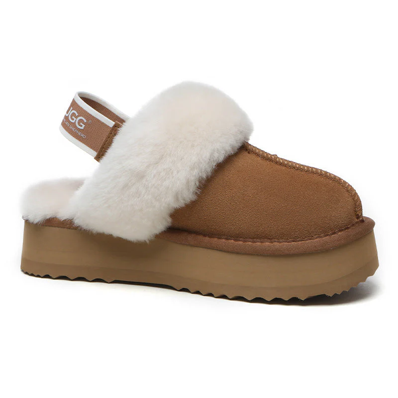Removable Strap Slingback UGG Slippers - Image 8