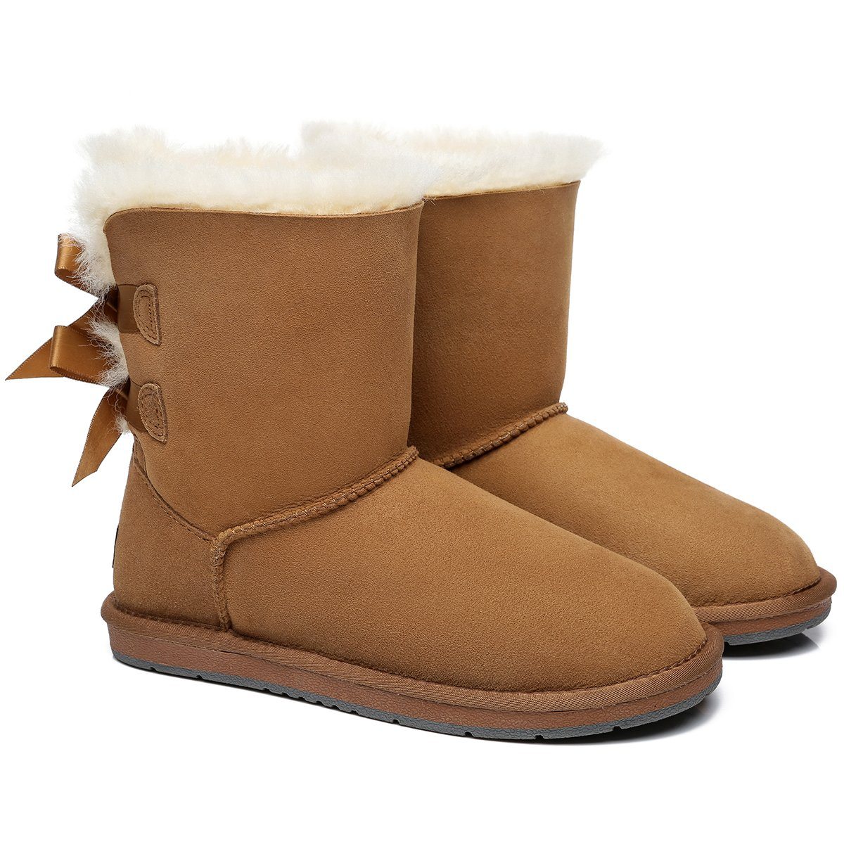 Short Back Bow UGG Boots - Image 11