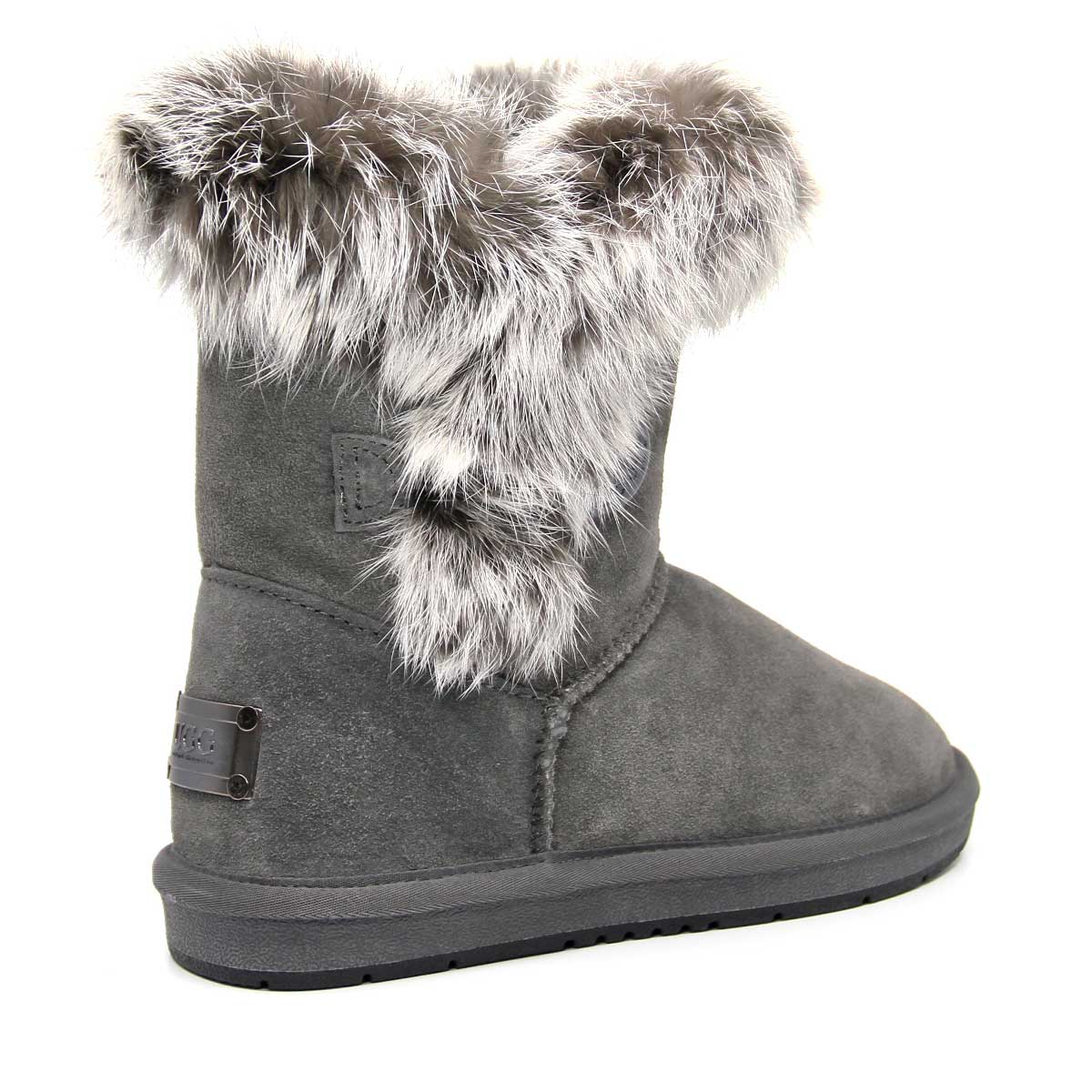 Short Button Fur UGG Boots - Image 18